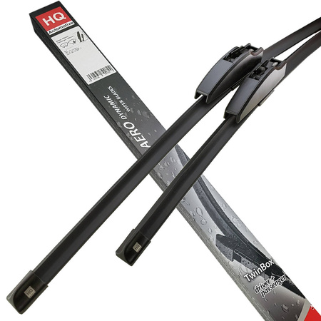 HYUNDAI i20 GB Lis.2014-wzwyż Zestaw Przednich Wycieraczek Płaskich Aero