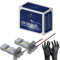 ŻARÓWKI H3 LED MARBA LIGHT 6000K BIAŁE 1:1 ORYGINALNY ROZMIAR GWARANCJA 12V 24V