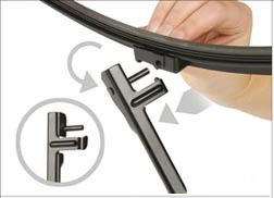 Bezprzegubowe Wycieraczki Samochodowe HQ Aero Dynamic - ADB81-622 Twin Box