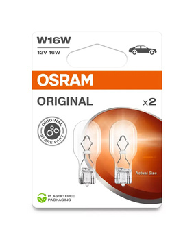 OSRAM ORIGINAL W16W 12V 16W (2 szt.)