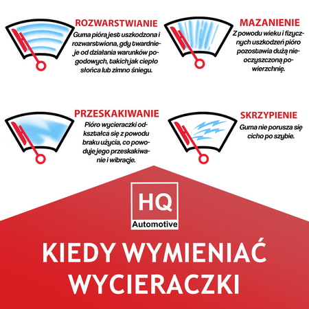 Przód + Tyl‚ Zestaw Wycieraczek do FIAT Multipla Sty.2006-Gru.2010